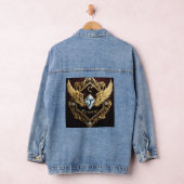 Nouvelle Lettres Mode Denim Veste Eagle Featjer (Hangar)