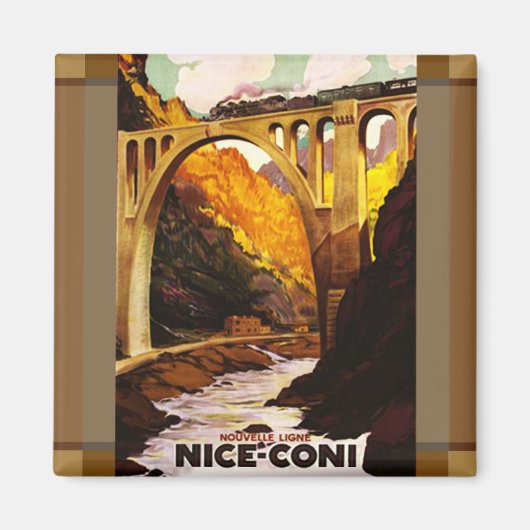 Nouvelle Ligne de Nice à Coni via Tende Magneet (Voorkant)