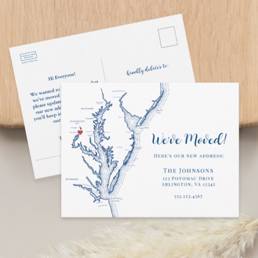 Nouvelle maison Alexandria VA Carte Moving