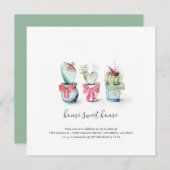 Nouvelle maison Amies Invitation pour les vacances (Devant / Derrière)