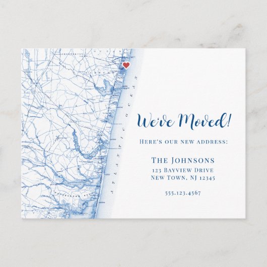 Nouvelle maison Asbury Park New Jersey Carte Movin (Devant)