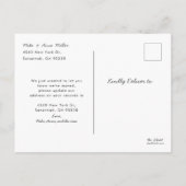 Nouvelle maison Bonne année Faire-part de déménage (Dos)