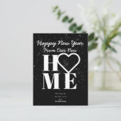 Nouvelle maison Bonne année Faire-part de déménage (Debout devant)