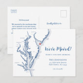 Nouvelle Maison Cape May New Jersey Carte Déménage (Devant / Derrière)