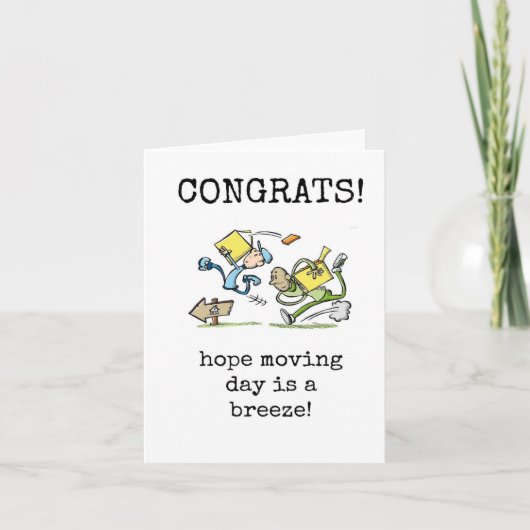 Nouvelle Maison, Carte de Chauffage, Sarcastique,  (Devant)