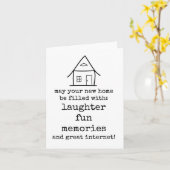 Nouvelle Maison, Carte de Chauffage, Sarcastique,  (Fleur jaune)