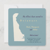 Nouvelle maison Delaware Moving Faire-part Carte p (Devant)