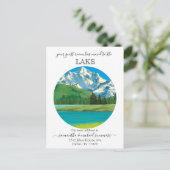 Nouvelle maison Faire-part déménagement Cabine Lod (Debout devant)