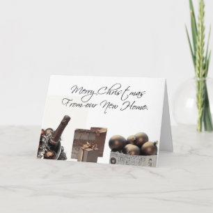 Nouvelle maison faire-part Joyeux Noël
