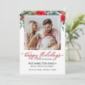 Nouvelle maison Noël Moving Faire-part Photo (Debout devant)