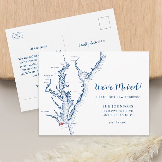 Nouvelle maison Norfolk VA Carte Déménagement