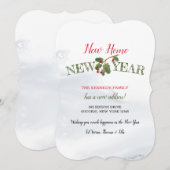 Nouvelle maison Nouvel An Fêtes Faire-part de démé (Devant / Derrière)