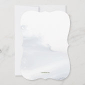 Nouvelle maison Nouvel An Fêtes Faire-part de démé (Dos)