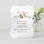 Nouvelle maison Nouvel An Fêtes Faire-part de démé (Debout devant)