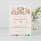 Nouvelle maison pain d'épices carte de Noël (Debout devant)