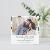 Nouvelle maison Photo Arbre de Noël Faire-part de  (Debout devant)