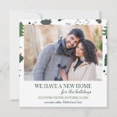 Nouvelle maison Photo Arbre de Noël Faire-part de  (Devant)