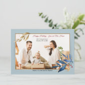Nouvelle Maison pour les Fêtes Carte (Debout devant)