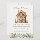 Nouvelle Maison Pour Les Fêtes Carte (Devant)