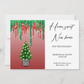 Nouvelle Maison pour les Fêtes Carte de Vœux (Devant)