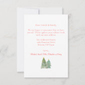 Nouvelle maison pour les fêtes Carte de voeux de N (Dos)