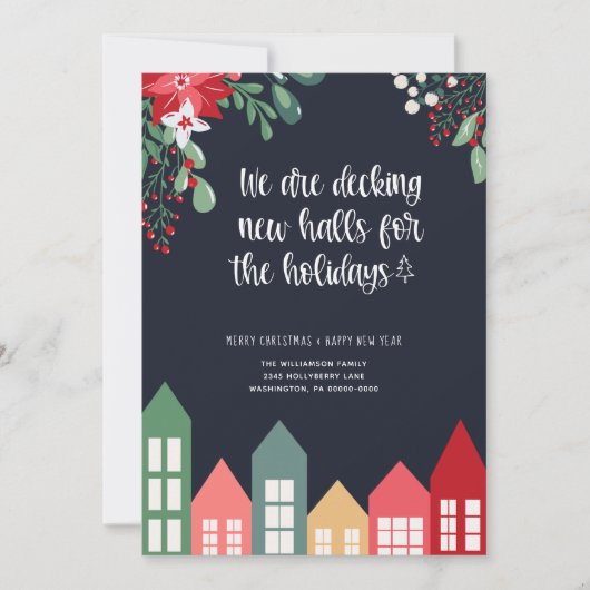 Nouvelle maison pour les fêtes Faire-part mobile (Devant)