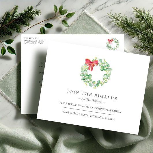Nouvelle Maison Pour Les Fêtes Invitations De Noël