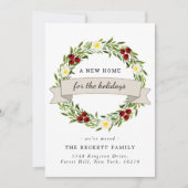 Nouvelle Maison Pour Les Vacances | Faire-part de  (Devant)