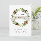 Nouvelle Maison Pour Les Vacances | Faire-part de  (Debout devant)