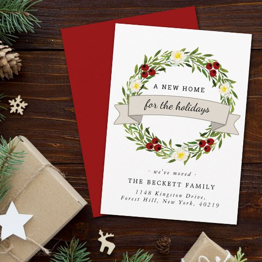 Nouvelle Maison Pour Les Vacances | Faire-part de 