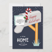 Nouvelle Maison Pour Les Vacances Faire-part En Mo (Devant)