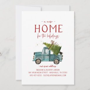 Nouvelle Maison Pour Les Vacances Faire-part En Mo