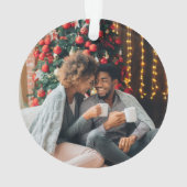 Nouvelle maison pour les vacances photo verte Noël (dos)