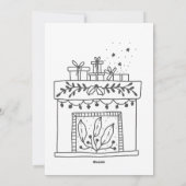 Nouvelle maison Sweet Home Moving Faire-part (Dos)