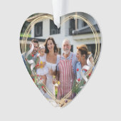 Nouvelle maman papa Holly & Pine Gold Frame Photo (devant)