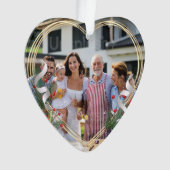 Nouvelle maman papa Holly & Pine Gold Frame Photo (devant)