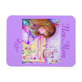 Nouvelle maman Premium Flexi Magnet (Horizontal)