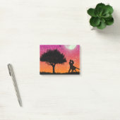 Nouvelle note de post-it romantique de conception (Bureau)