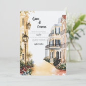 Nouvelle-Orléans Louisiane Faire-part de mariage (Debout devant)