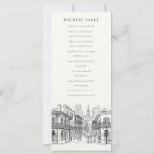 Nouvelle-Orléans Louisiane Programme de Mariage Es (Dos)
