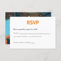 Nouvelle-Orléans Louisiane RSVP Card Retro