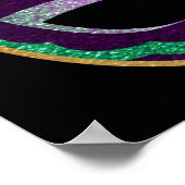 Nouvelle-Orléans Mardi Gras Affiche de bienvenue d (Coin)