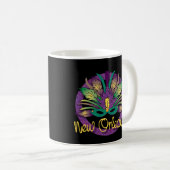 Nouvelle-Orléans Mardi Gras Mug (Devant droit)