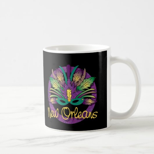 Nouvelle-Orléans Mardi Gras Mug (Droite)