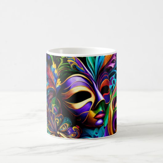 Nouvelle-Orléans Mardi Gras Mug (Centre)