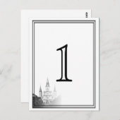 Nouvelle-Orléans Numéro de table de mariage de des (Devant / Derrière)
