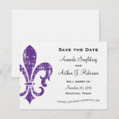 Nouvelle-Orléans | Save the date | Pourpre (Devant / Derrière)
