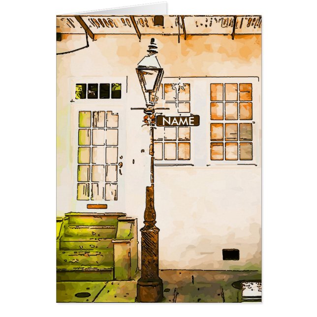 Nouvelle Orléans Street Sign, modifier le nom (Devant)