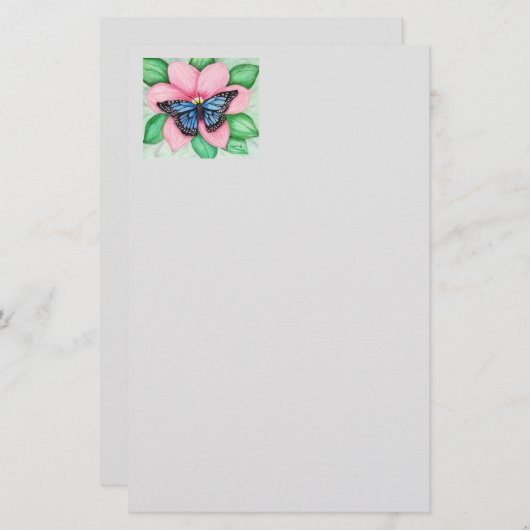 Nouvelle papeterie de début (Devant / Derrière)