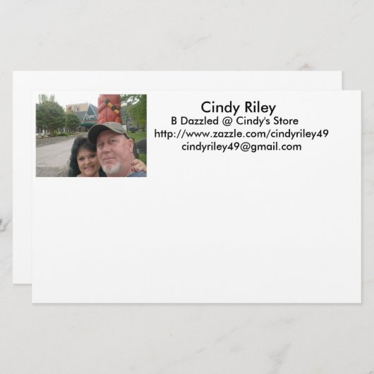 Nouvelle papeterie faite sur commande (Devant / Derrière)